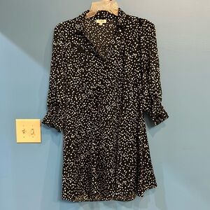 Excellent used condition Black and White Polka Dot Umgee Dress size Large